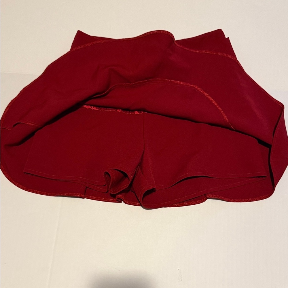 Zara Bold Red Women's Skorts 26 - Picture 3 of 8